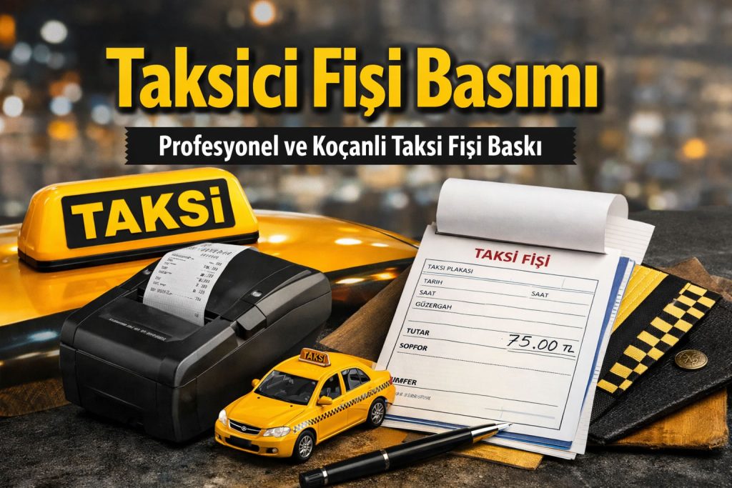 taksi fişi basımı